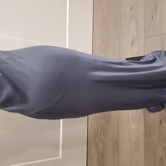 Shona Joy women’s Slate blue halter maxi Dress Size 4 new with tags - Picture 5 of 11